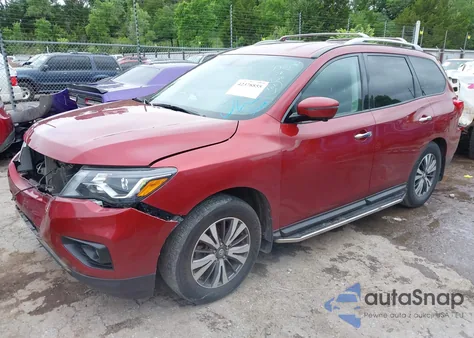 2017 Nissan Pathfinder Sl z USA, uszkodzony, nr VIN 5N1DR2MN4HC694352